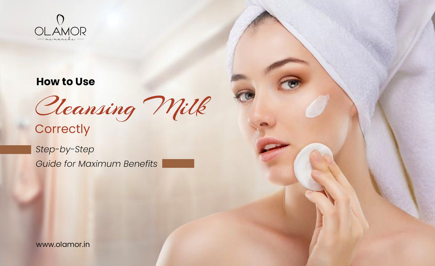 cleansing milk for dry skin - Olamor Cosmetic