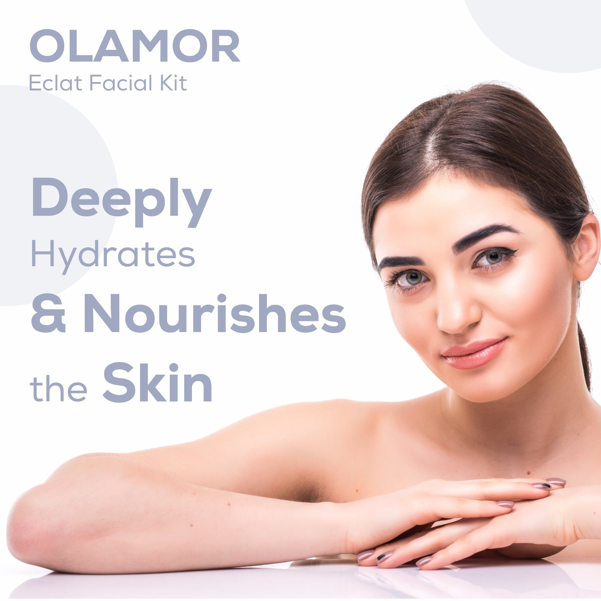 OLAMOR Éclat Pack of 5 Daily Skincare Essentials | Face Cleanser, Gel, Scrub, Cream & Face Pack