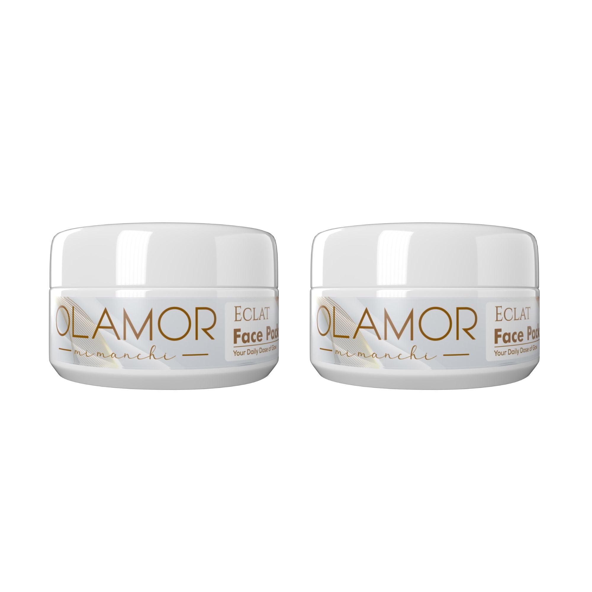 OLAMOR Éclat Gentle Face Scrub | Refreshing Daily Skincare Essential pack of 2 per 50g