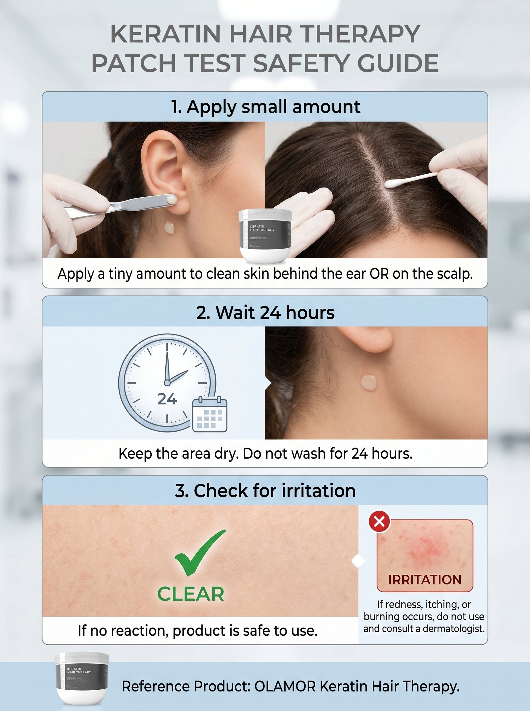 OLAMOR Keratin Hair Treatment – Intense Repair for Dry, Damaged & Chemically Treated Hair 500gm