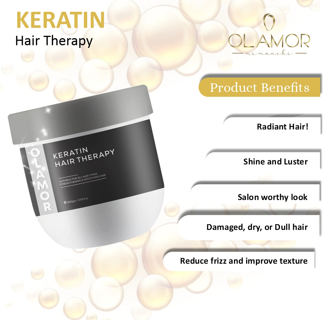 keratin hair spa cream - olamor cosmetic