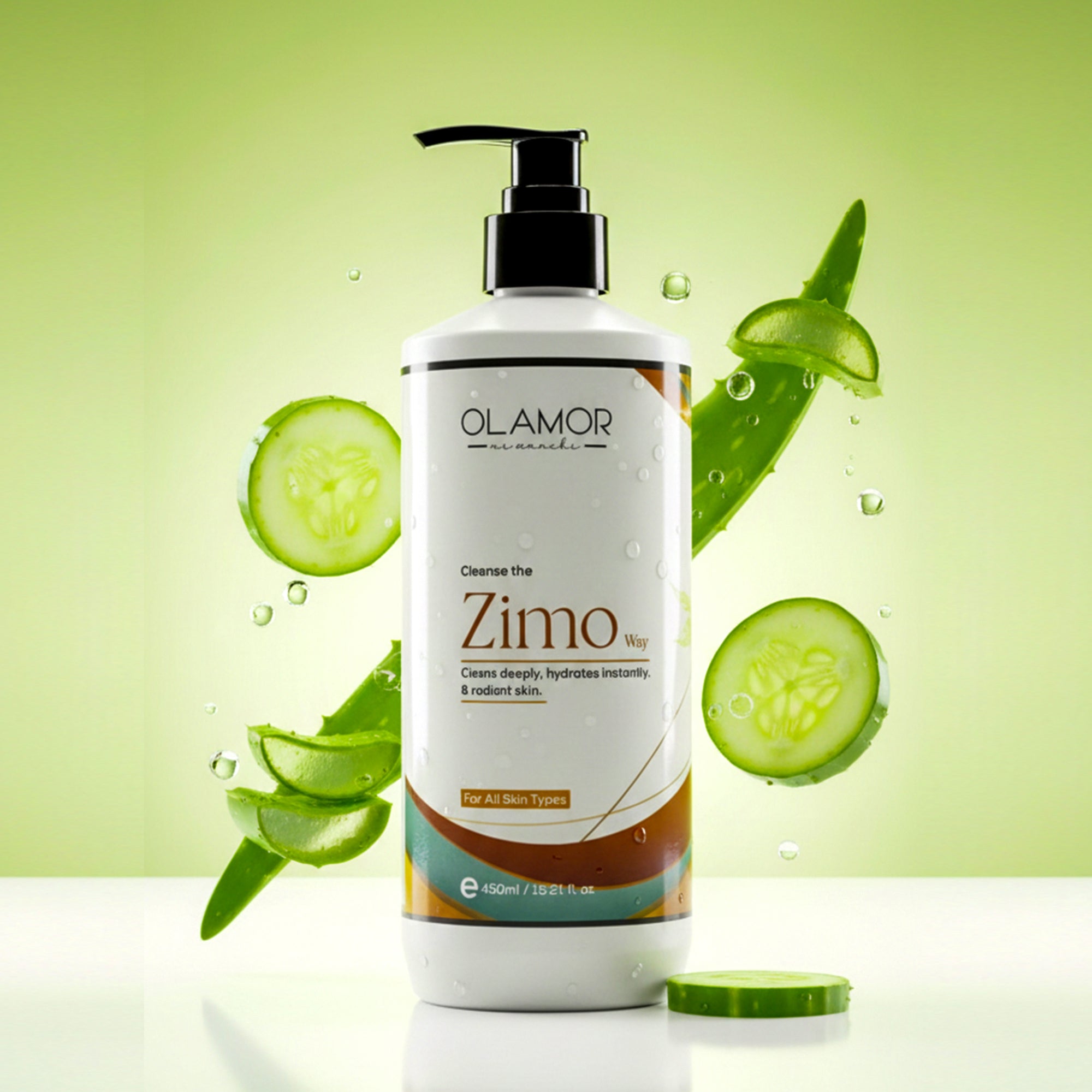 Zimo Way Cleansing Milk Smoothy Skin 450G
