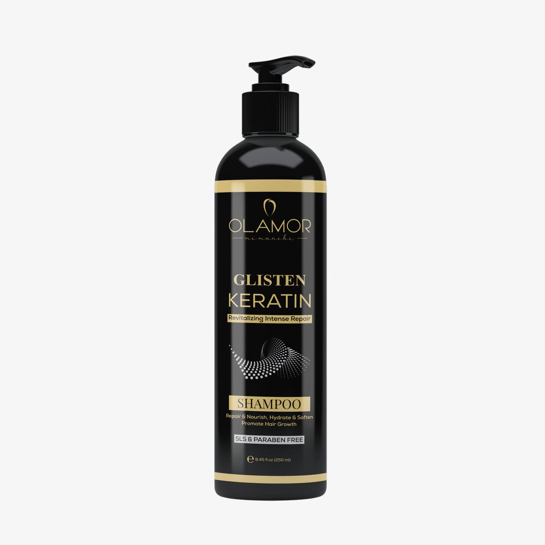 Premium Glisten Revitalizing Intense Hair Damage Repair Keratin Shampoo - 250ml &amp; 1L