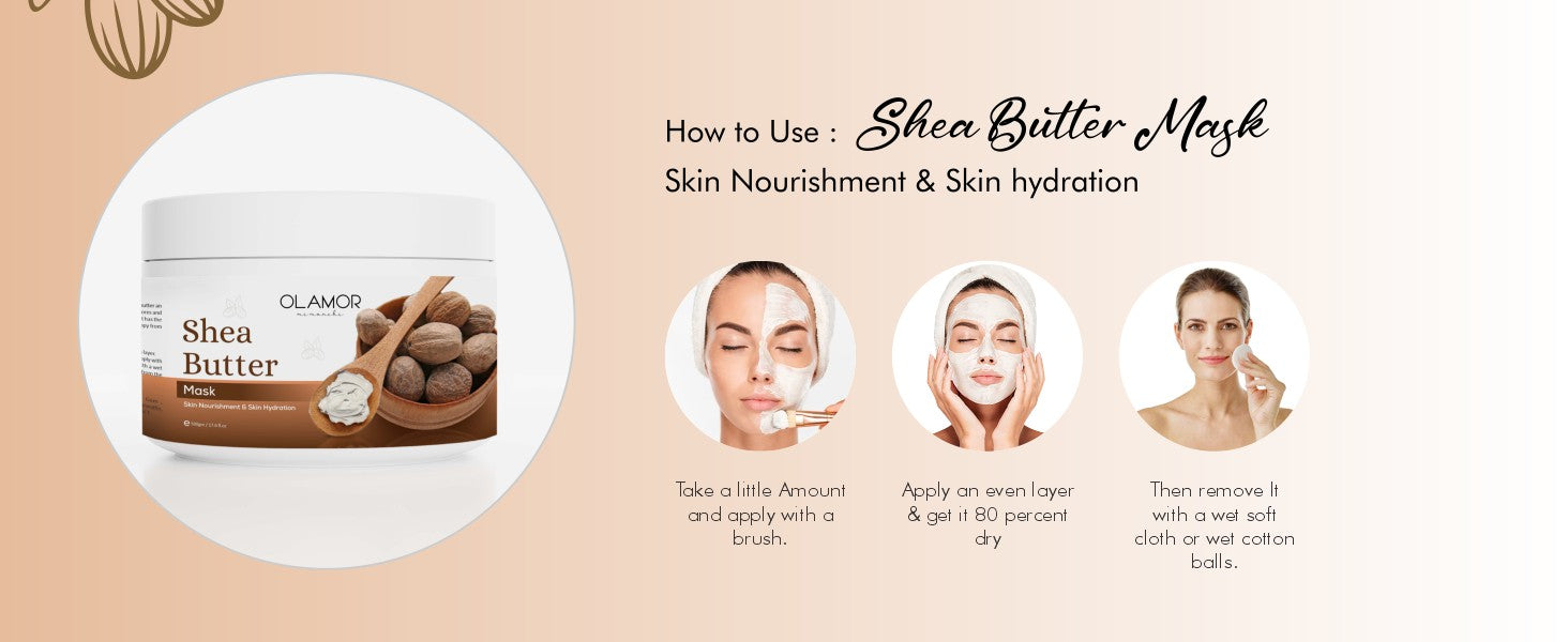 Olamor Shea Butter Mask A+ Content How To Use