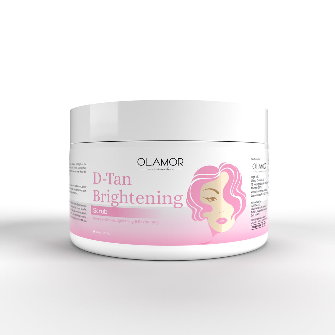 D-Tan Brightening Face Scrub - 500gm