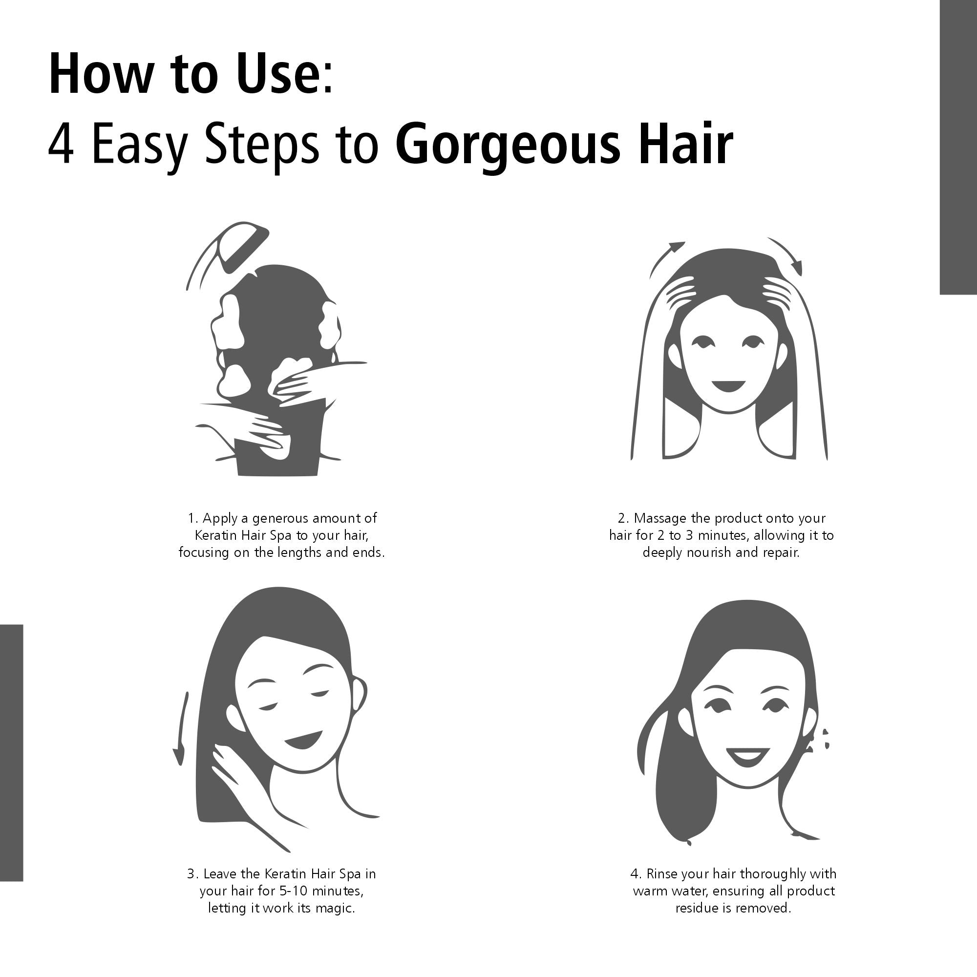 Premium Keratin Hair Spa Strengthening Therapy - 500gm