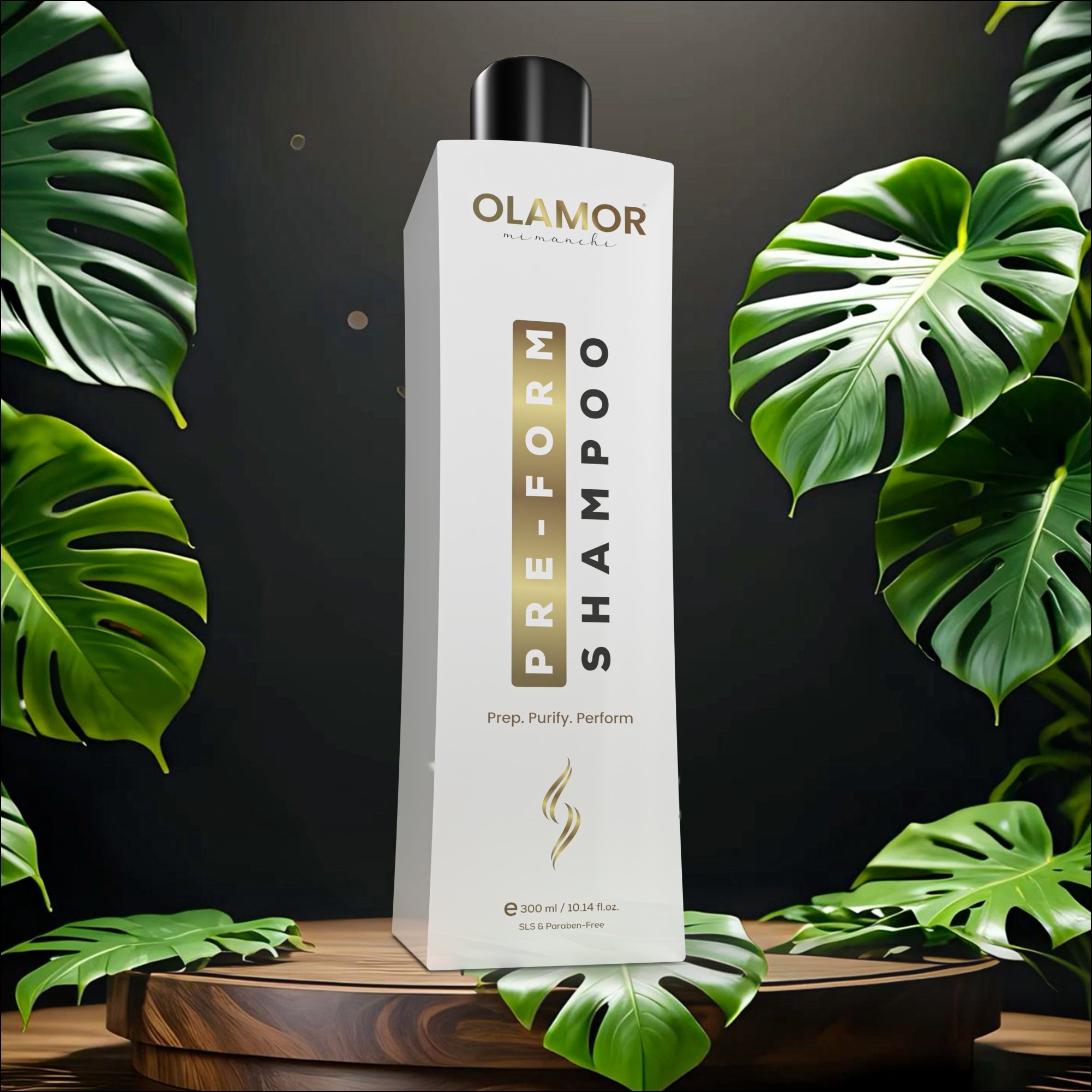 OLAMOR Pre-Form Shampoo – Pre-Treatment Hair Cleanser for Smoothening & Repair 300ml