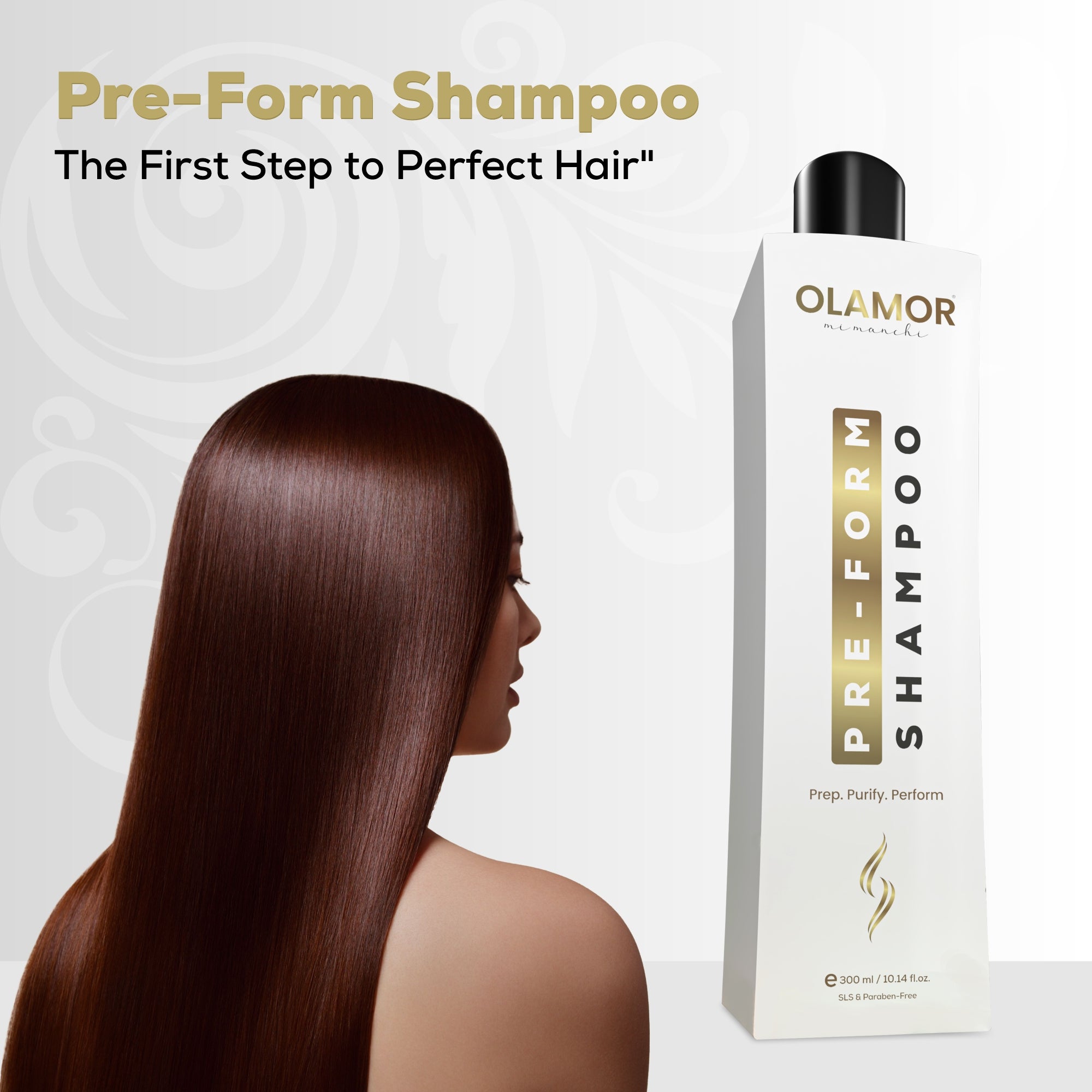 OLAMOR Pre-Form Clarifying Shampoo – Prep Hair for Keratin & Nanoplastia Instant Brightenings - 300ml