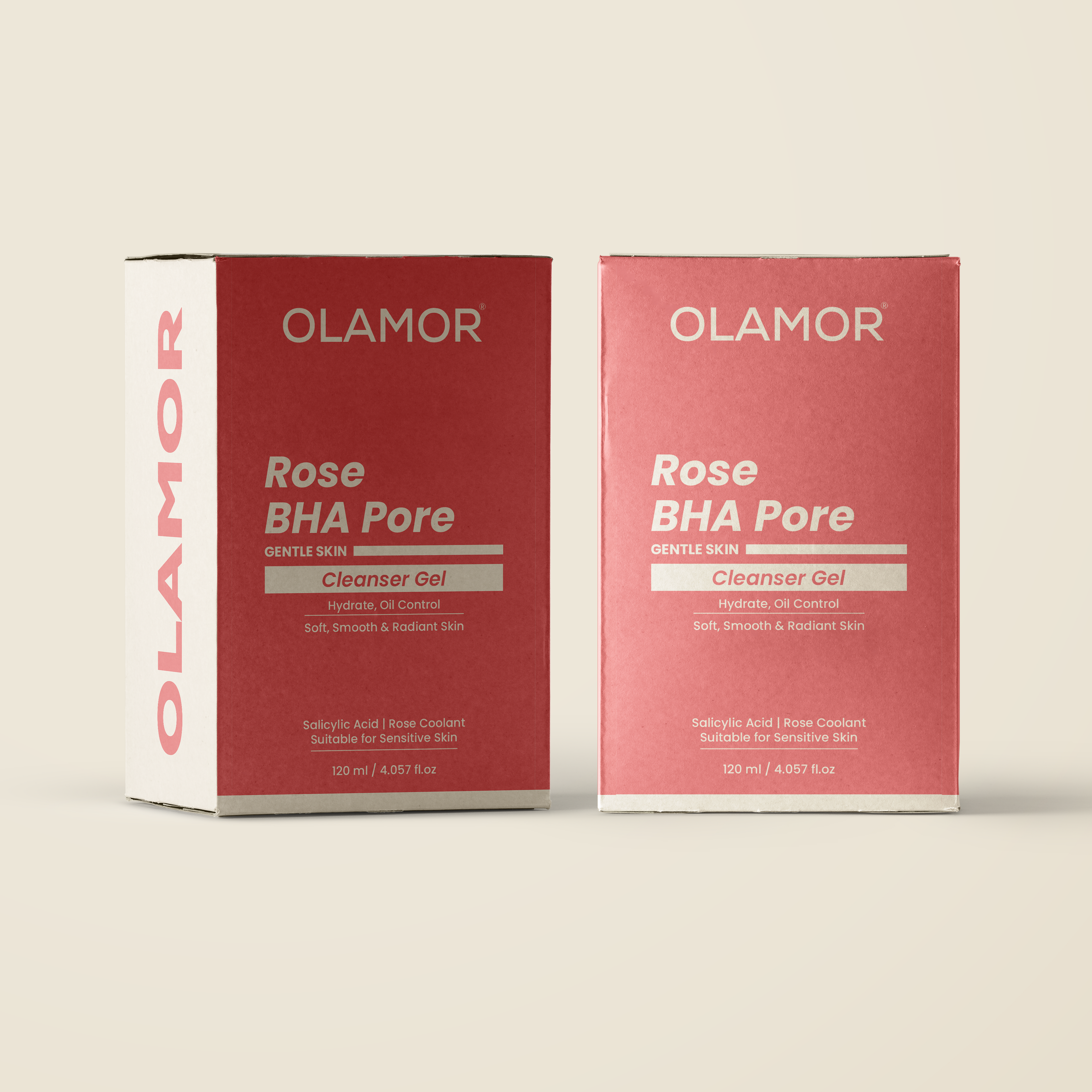 OLAMOR Rose BHA Pore Cleanser Gel 120gm | Fresh & Clean Skin