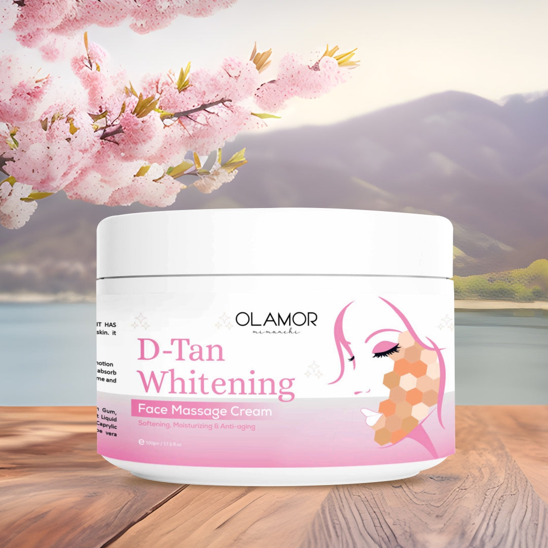 Olamor D-Tan Whitening Face Massage Cream Lifestyle