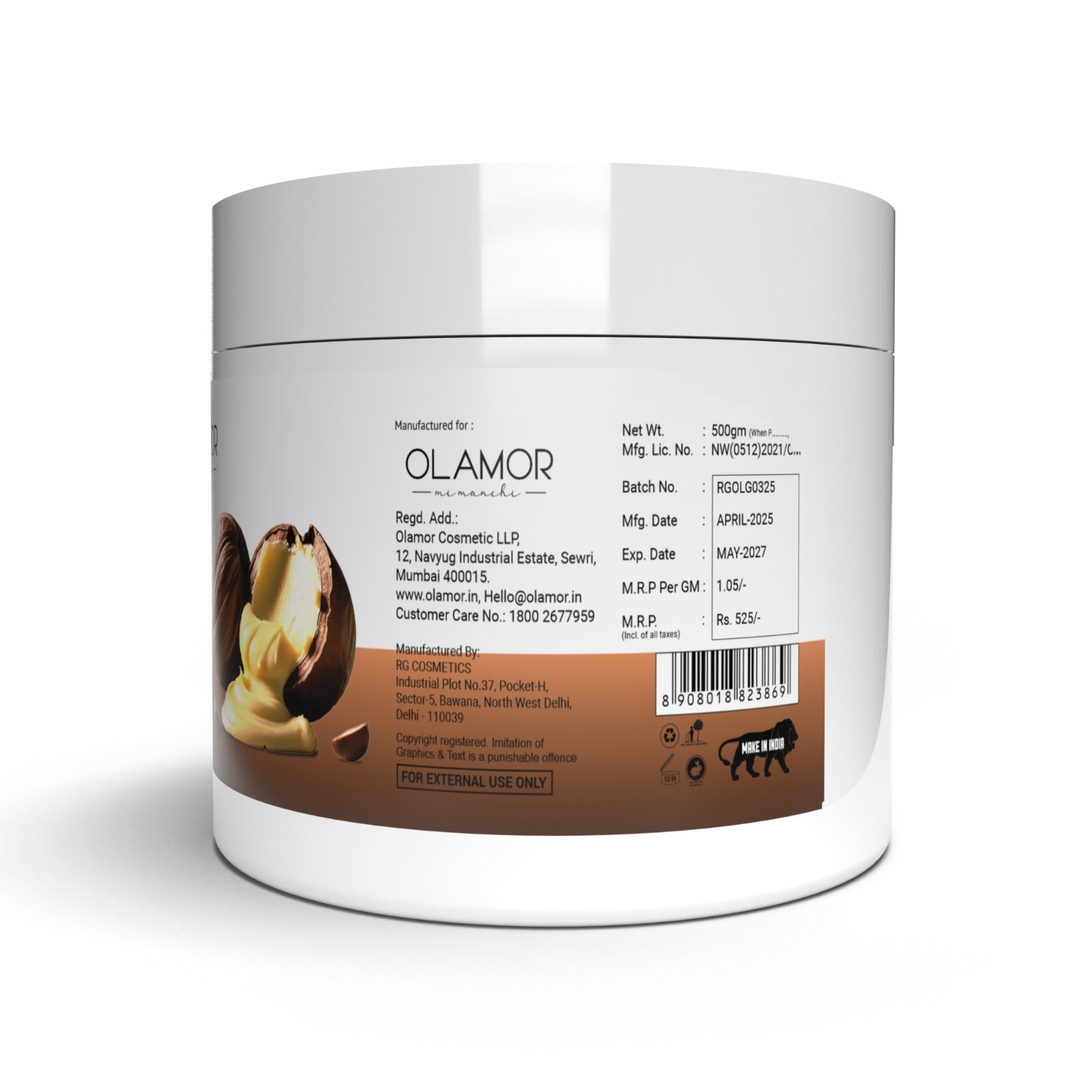 Shea Butter Gel Moisturize For Skin - 500GM