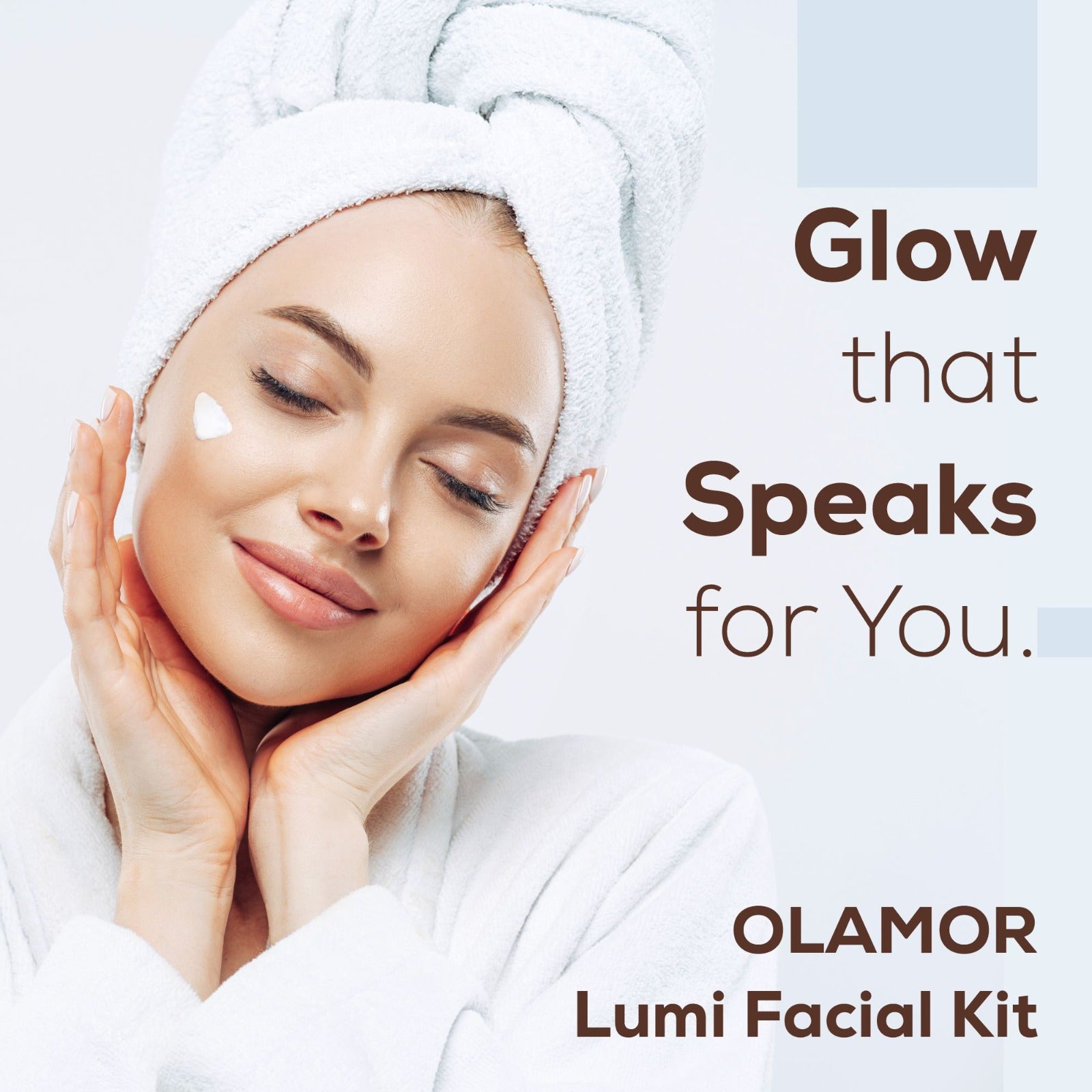 OLAMOR Lumi Facial Kit – Advanced Brightening & Hydrating Facial for Radiant Skin