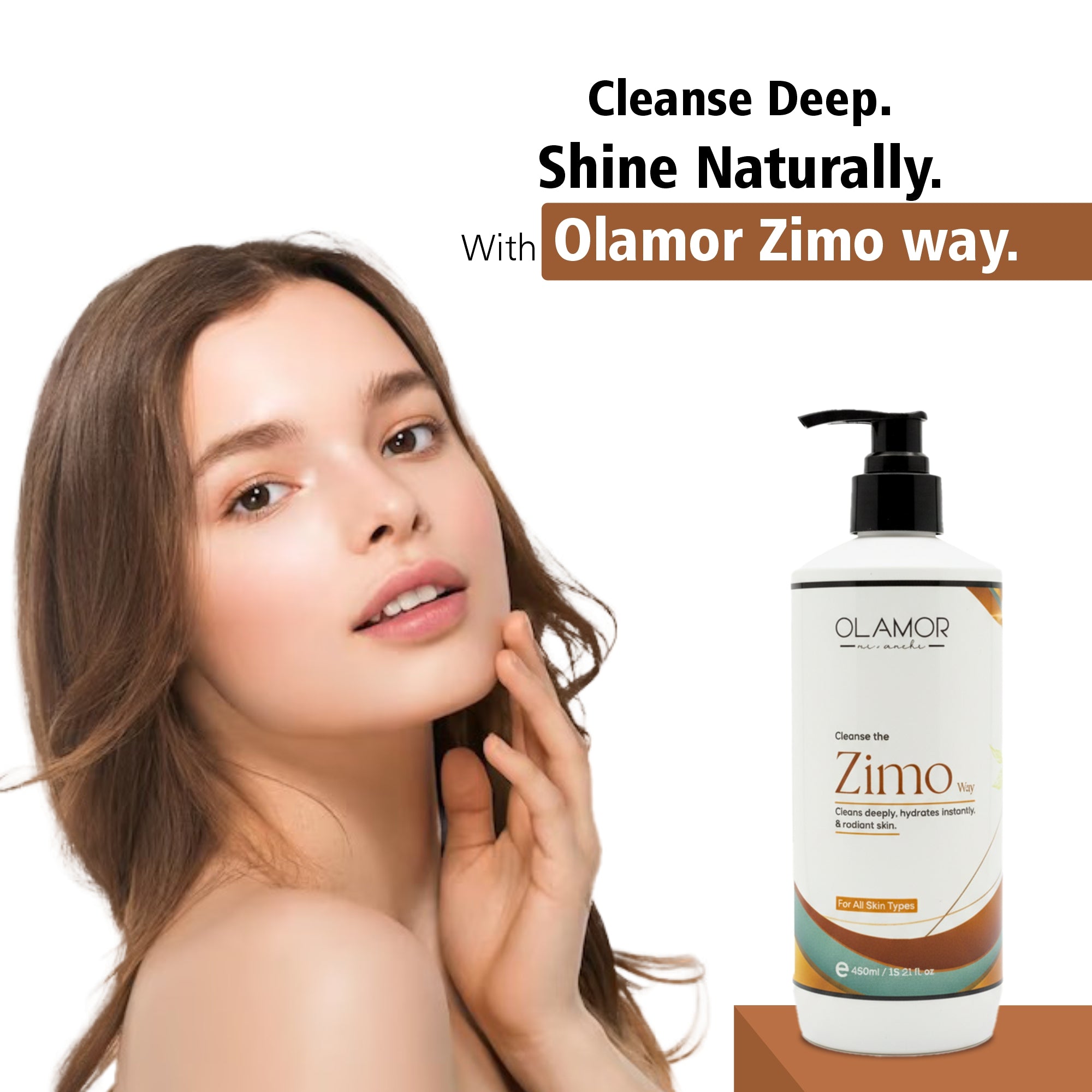 OLAMOR Zimo Way Cleansing Milk – Deep Cleanse & Hydrate Naturally