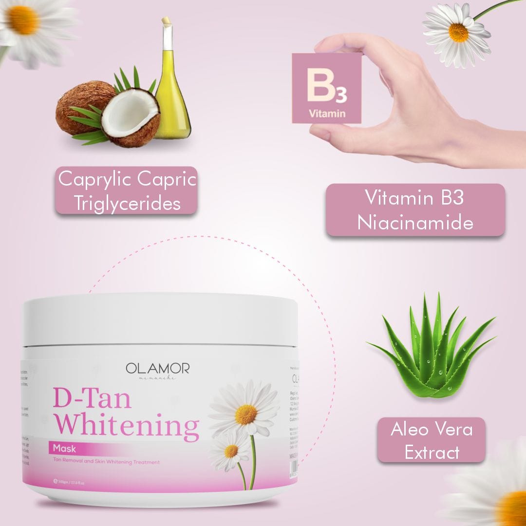 OLAMOR D-TAN FACE MASK INGREDIENTS