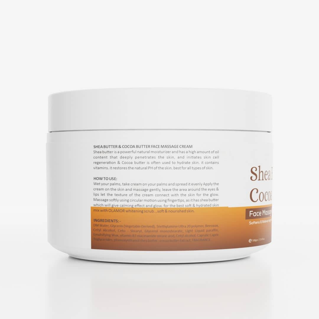 face massage cream for glowing skin - olamor cosmetic