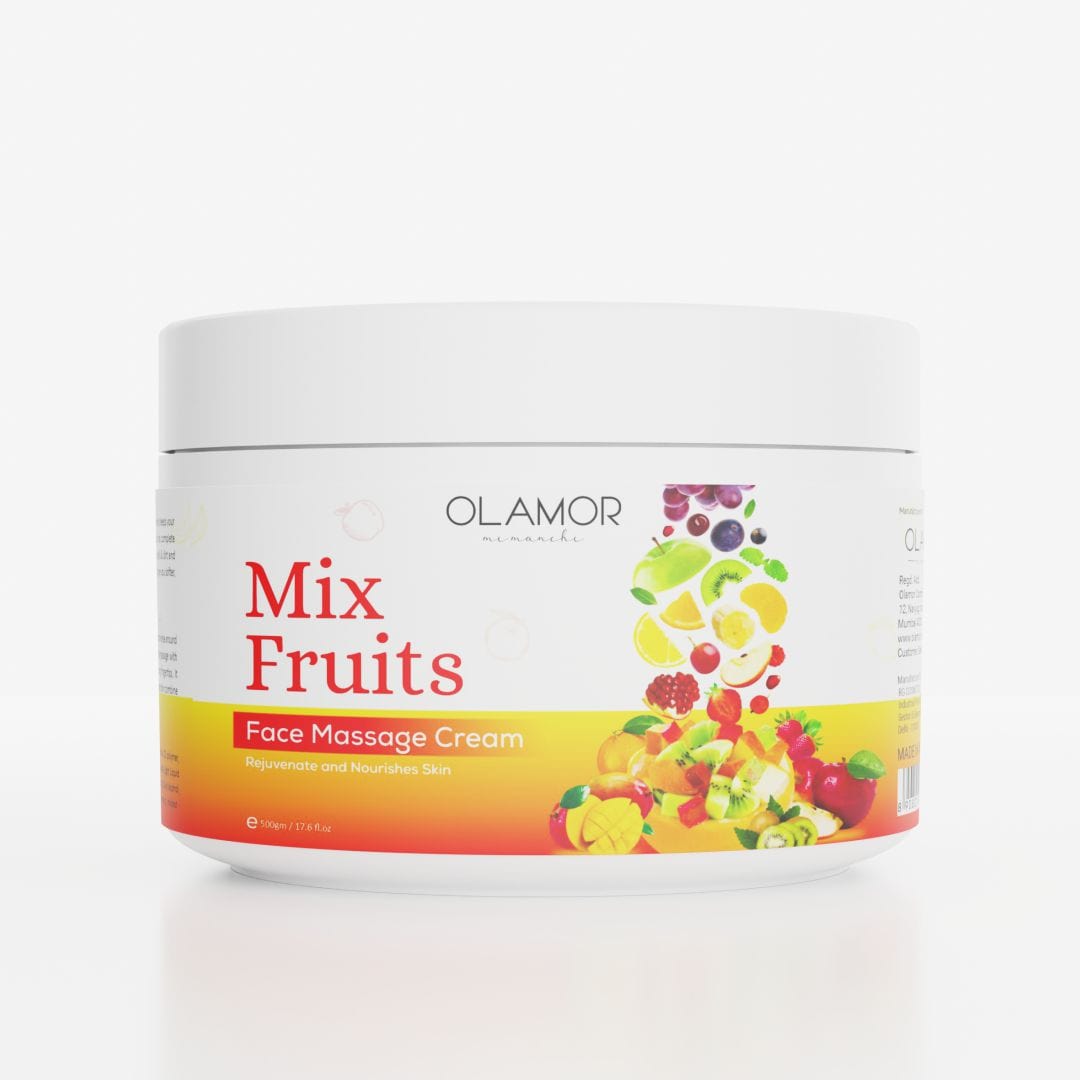 Mix Fruit Face Massage Cream with Nourishing Formula for Radiant Skin- 500g