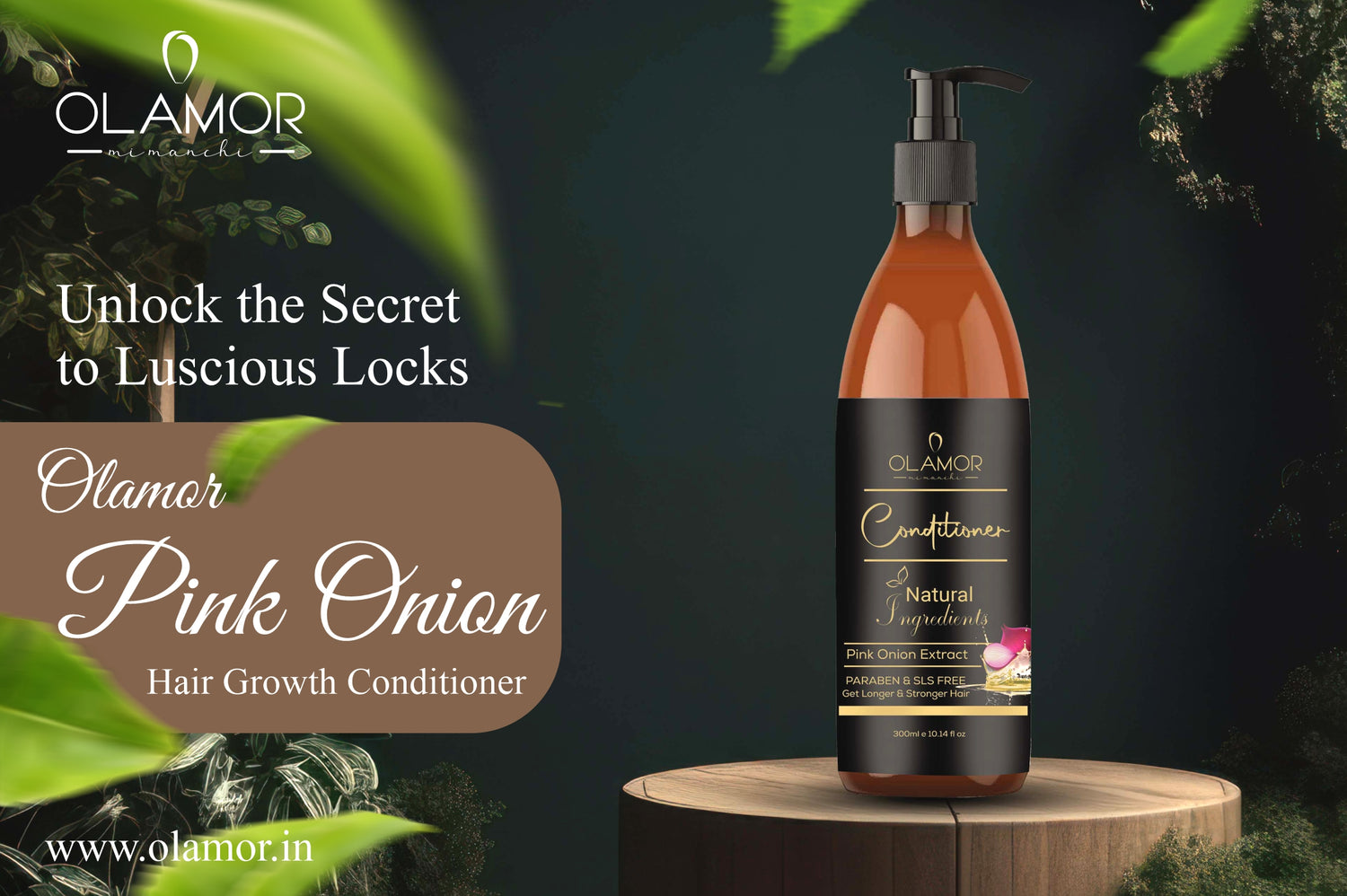 Olamor Pink Onion Hair Growth Conditioner: Unlock the Secret to Luscious Locks