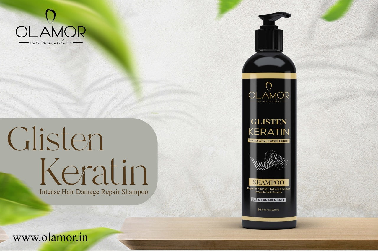 keratin smooth shampoo - olamor cosmetic