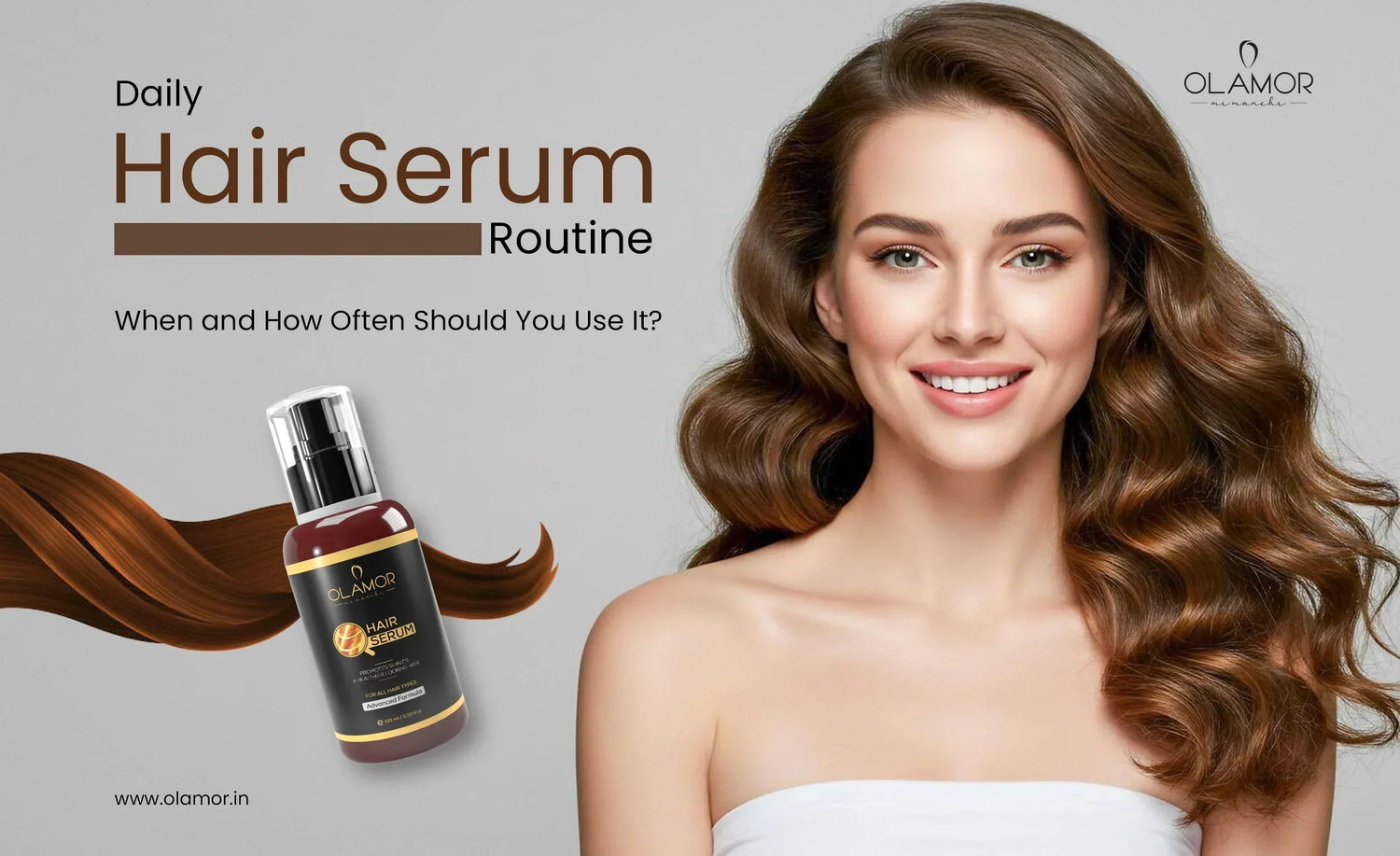 best hair serum for damaged and frizzy hair - olamor cosmetic