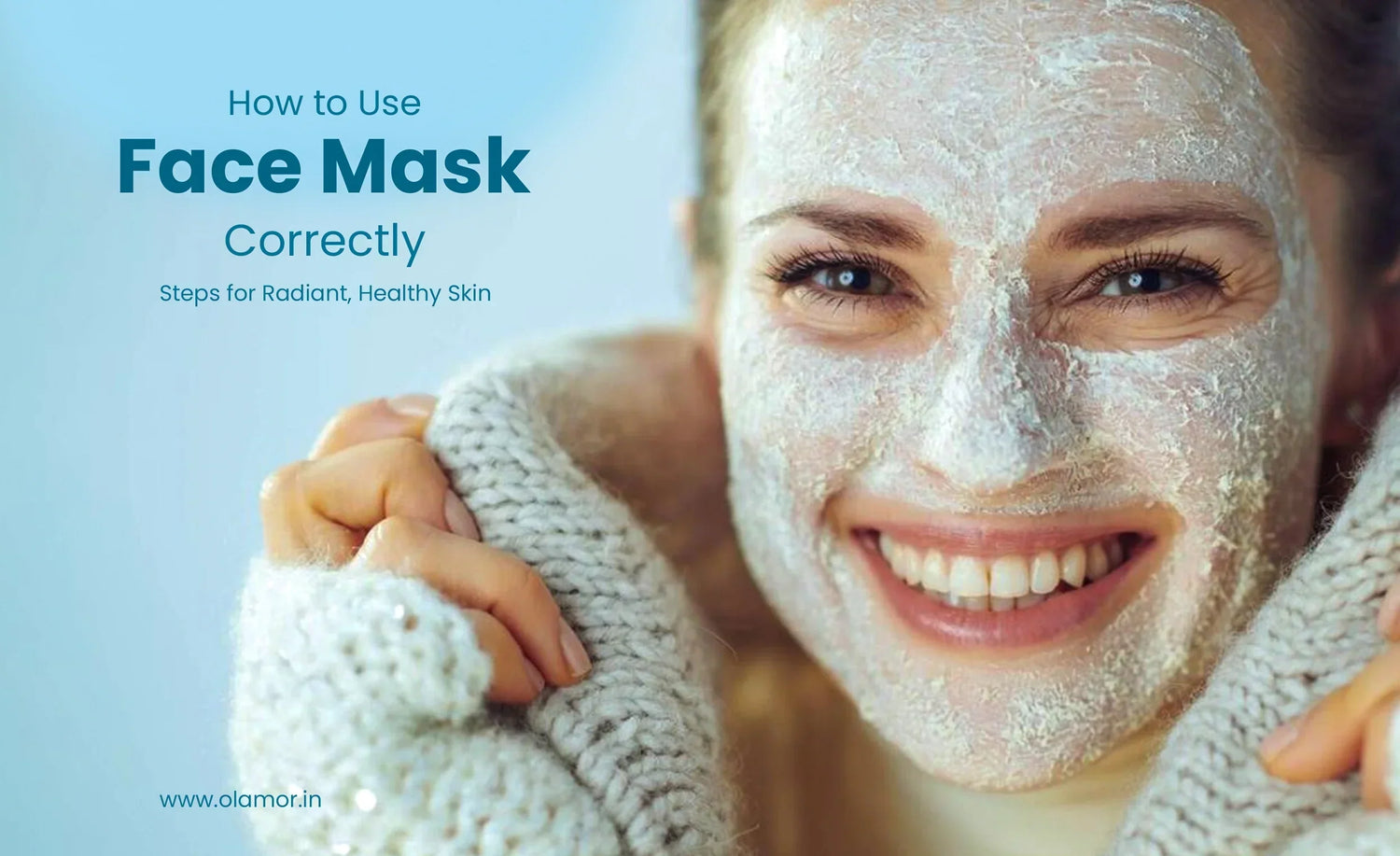 brightening face mask - olamor cosmetic