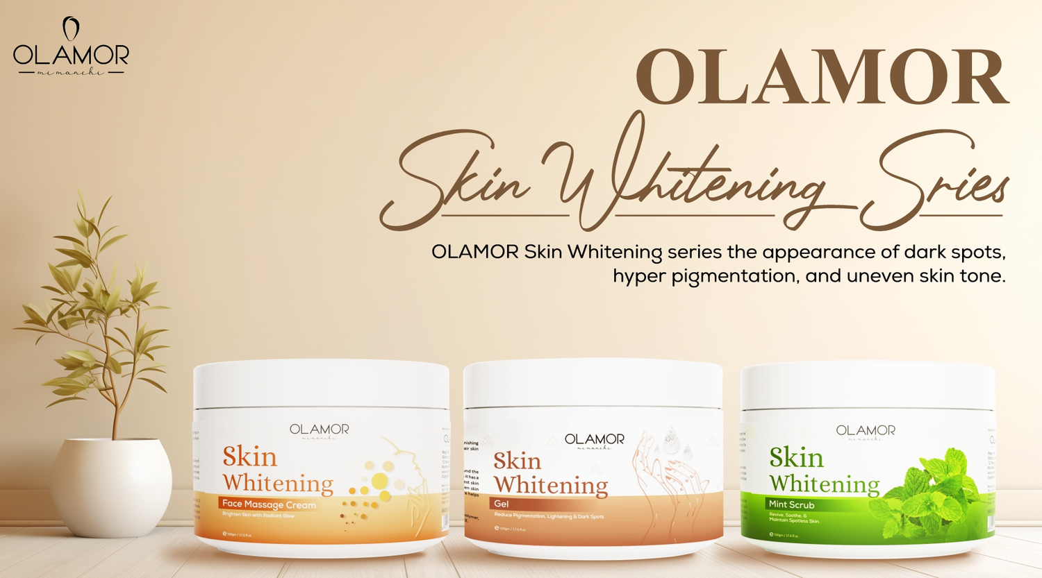 skin whitening face pack - Olamor cosmetics