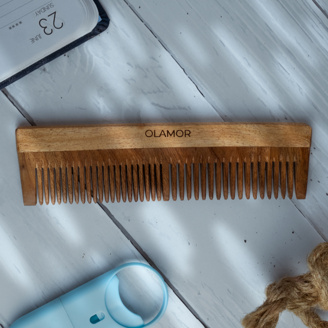 Natural Neemwood Wooden Hair Comb