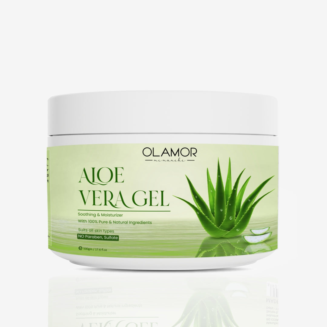 aloe vera gel uses for face - Olamor Cosmetic