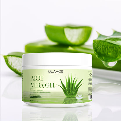 Aloe Vera Gel Soothing &amp; Moisturizer to Rejuvenate your skin - 500gm