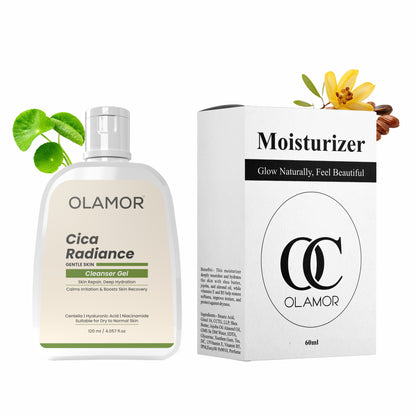 OLAMOR Pink Oval Moisturizer 60ml | Nourishing Face Moisturizer for Soft, Glowing Skin short description