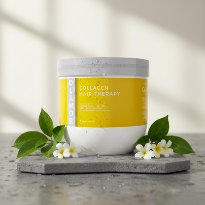 OLAMOR Collagen Hair Spa Therapy 500gm - Best Hair Spa for Dry &amp; Damaged Hair