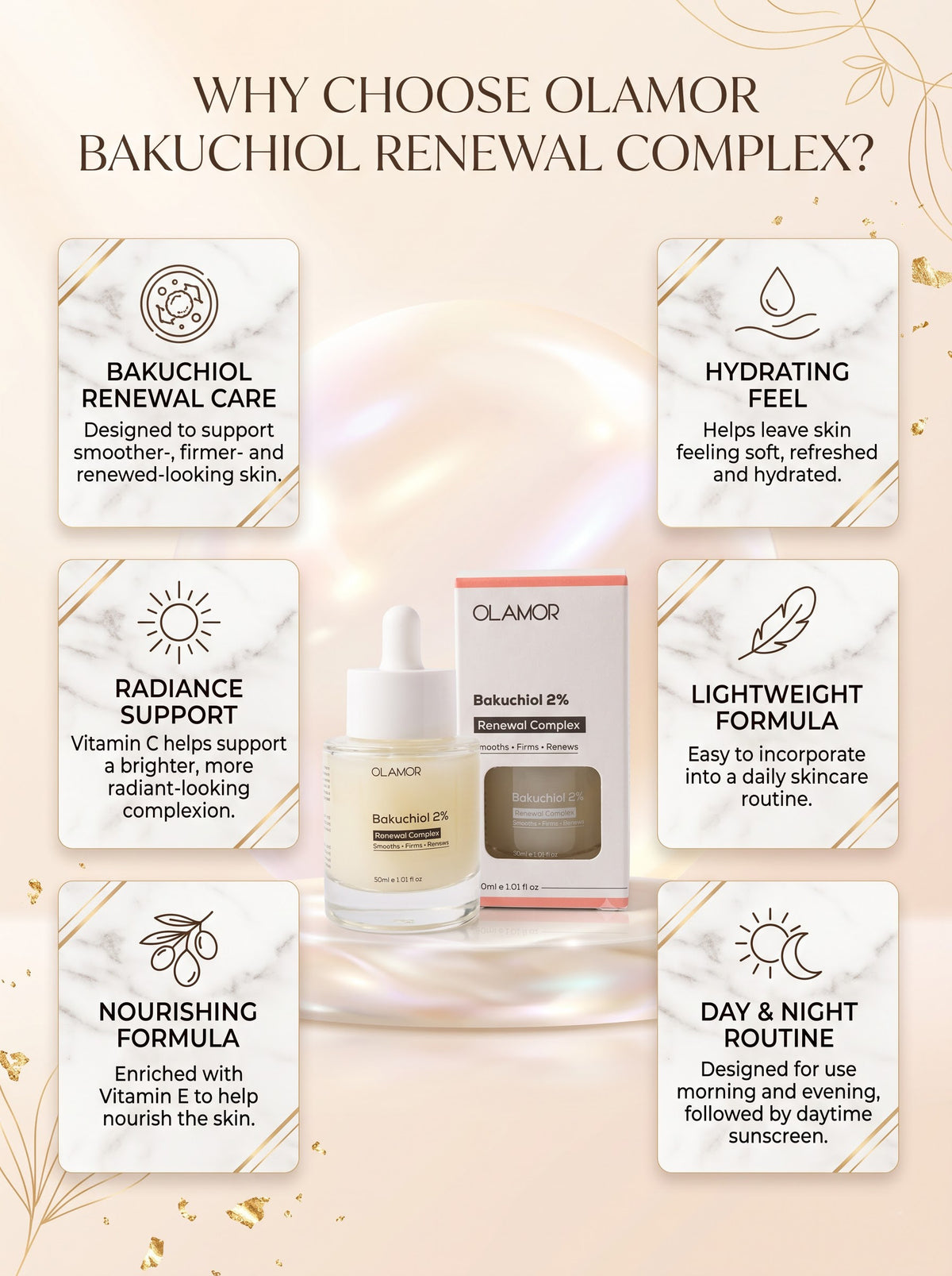 Bakuchiol Face Serum 2% Renewal Complex