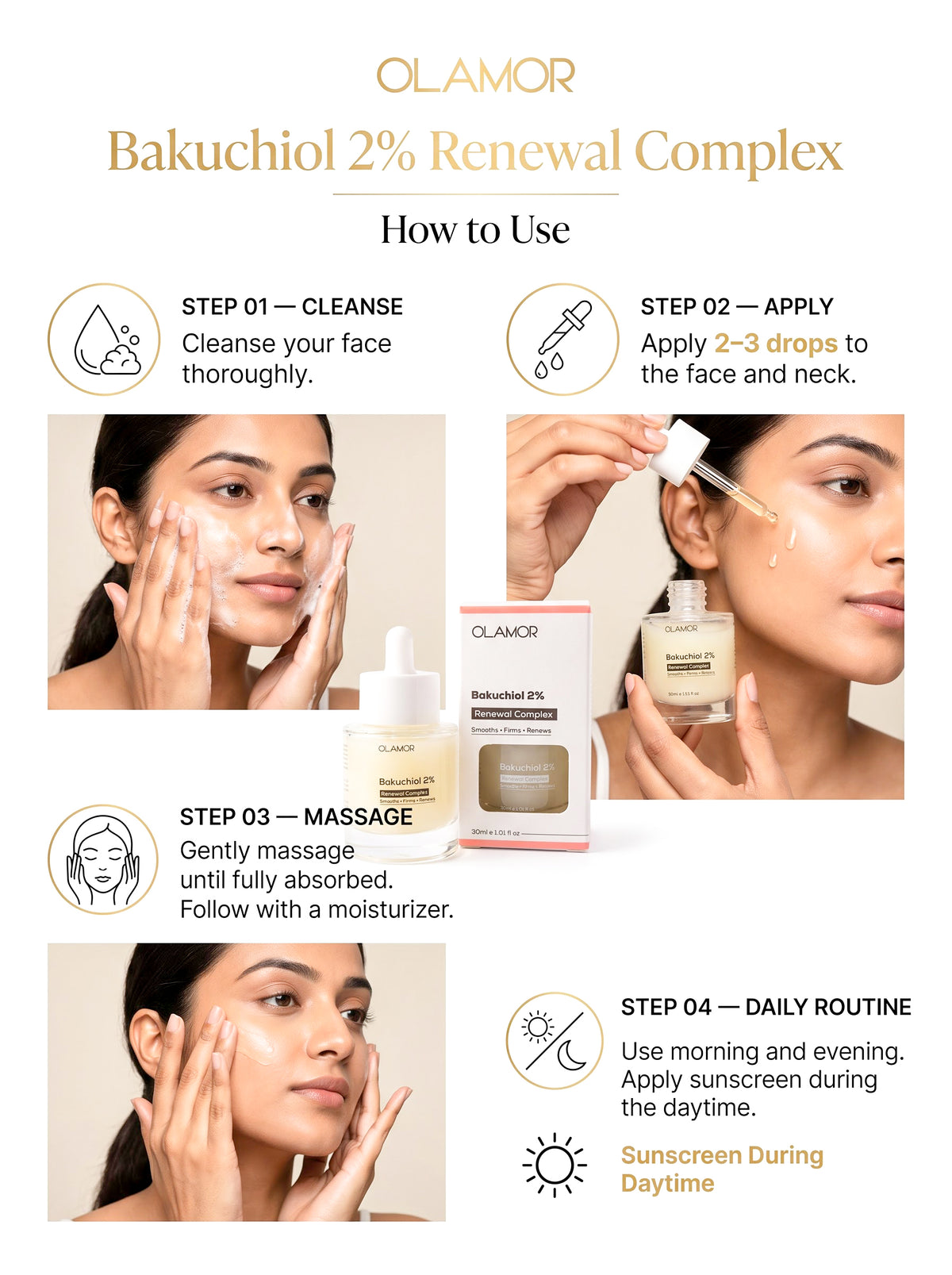 Bakuchiol Face Serum 2% Renewal Complex