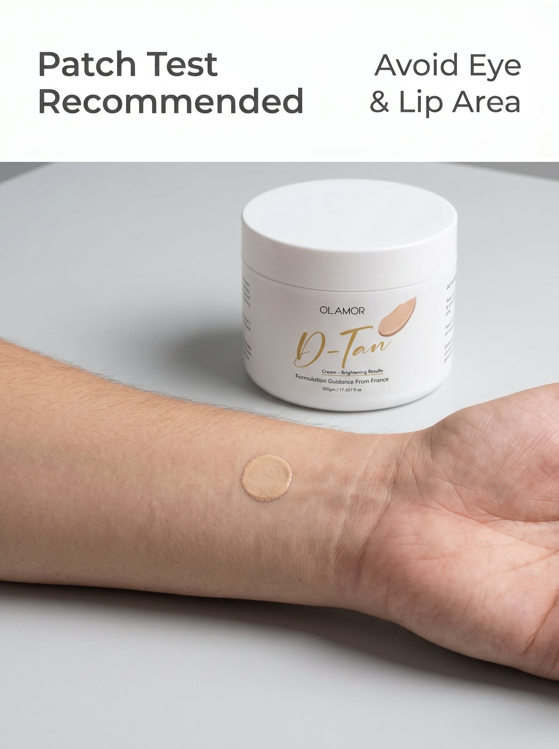 OLAMOR D-Tan Instant Brightening Face Cream 500GM | A smooth-texture face cream