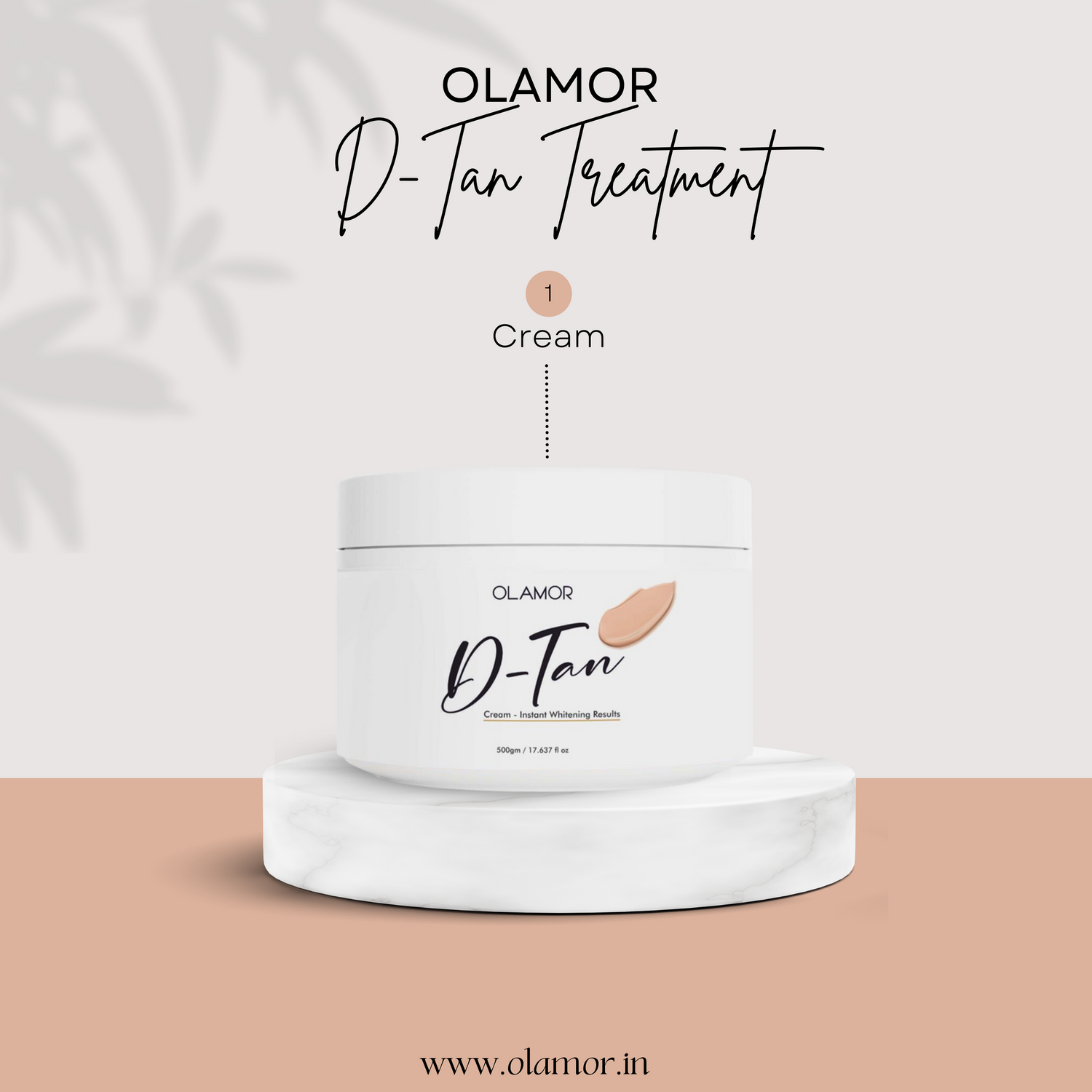 Olamor D-tan treatment Cream