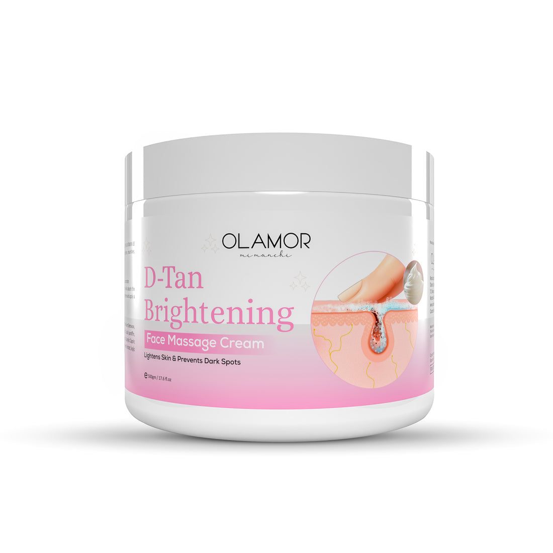 D-Tan Brightening Face Massage Cream 500GM