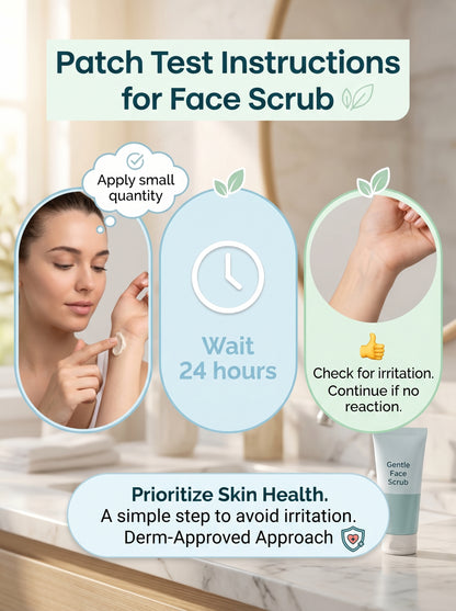 OLAMOR D-Tan Brightening Face Scrub – Exfoliating Tan Removal &amp; Skin Polish Scrub 200gm
