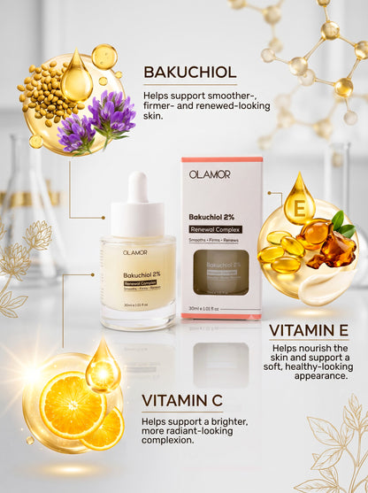 Bakuchiol Face Serum 2% Renewal Complex