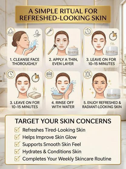OLAMOR Éclat Healthy Glow Face Pack 140g – Nourish &amp; Refresh Your Skin