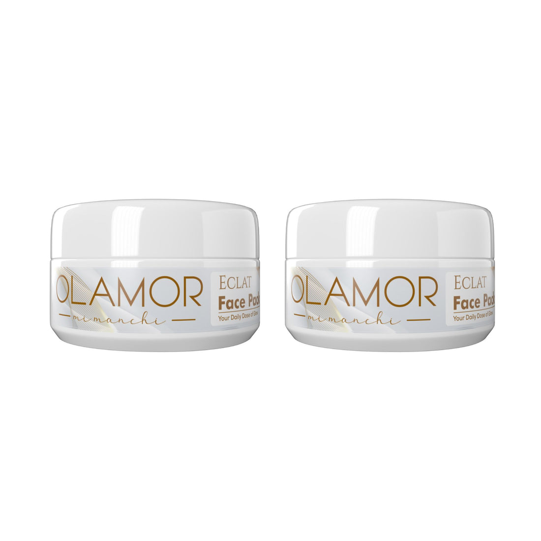 OLAMOR Éclat Face Pack | Radiant Look &amp; Refreshed Feel pack of 2 per 100g