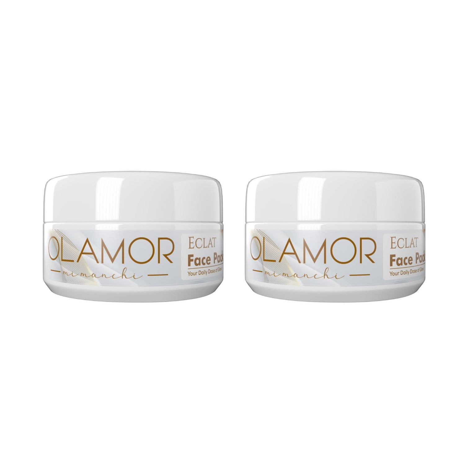 OLAMOR Éclat Face Pack | Radiant Look &amp; Refreshed Feel pack of 2 per 100g