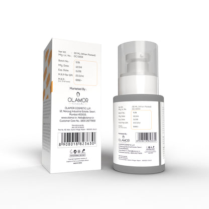 OLAMOR  Vitamin C Face Serum | Brightening &amp; Skin Tone Improving Serum for Glowing, Even &amp; Radiant Skin | For Men &amp; Women 30ml