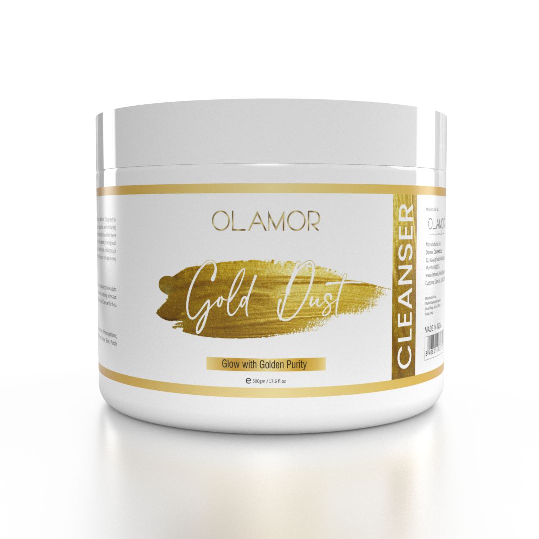 Gold Dust Cleanser 500gm – Deep Cleansing for Glowing Skin - Olamor Cosmetic