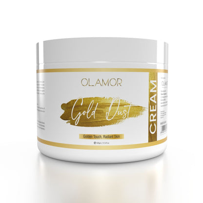 Gold Dust Face Massage Cream 500gm - Deep Hydration &amp; Nourishment for Glowing Skin - Olamor Cosmetic