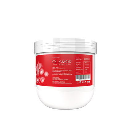 OLAMOR  Hibiscus Hair Density Hair Spa Strengthening &amp; Smoothing Hair 500GM