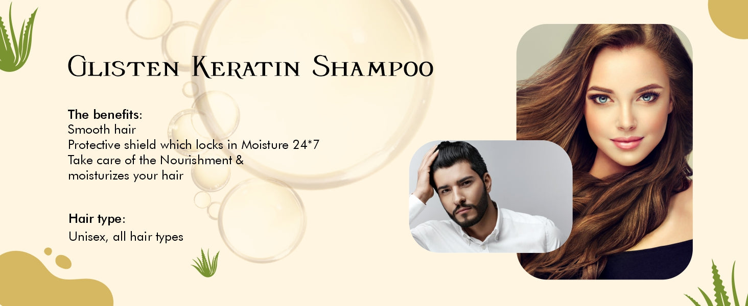 OLAMOR Keratin Intense Hair Damage Repair Shampoo A + Content Benefits