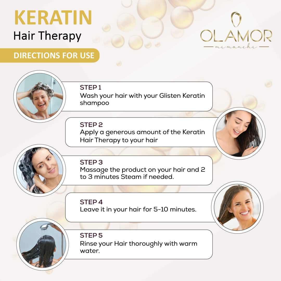 Olamor Keratin Hair Therapy How to Use