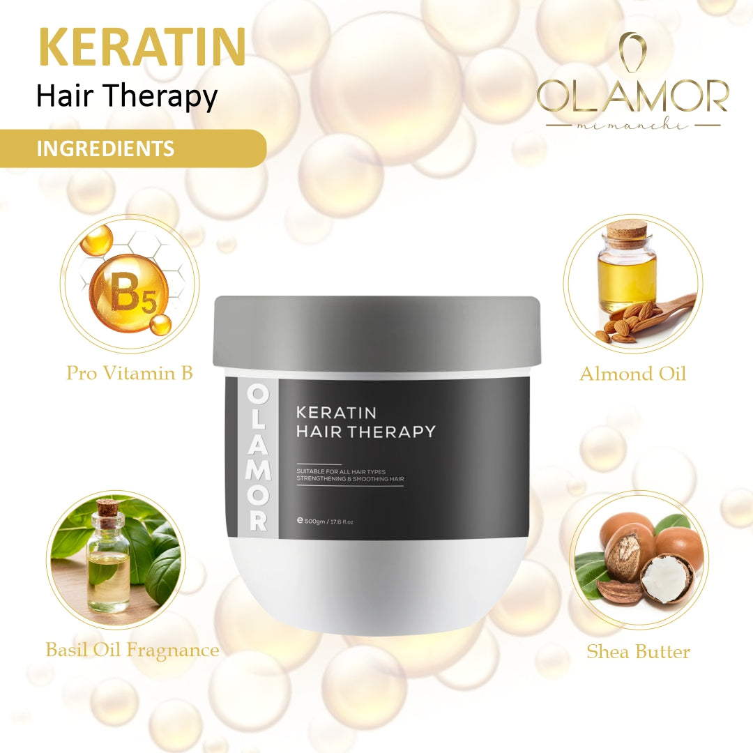 Olamor Keratin Hair Therapy Ingredients