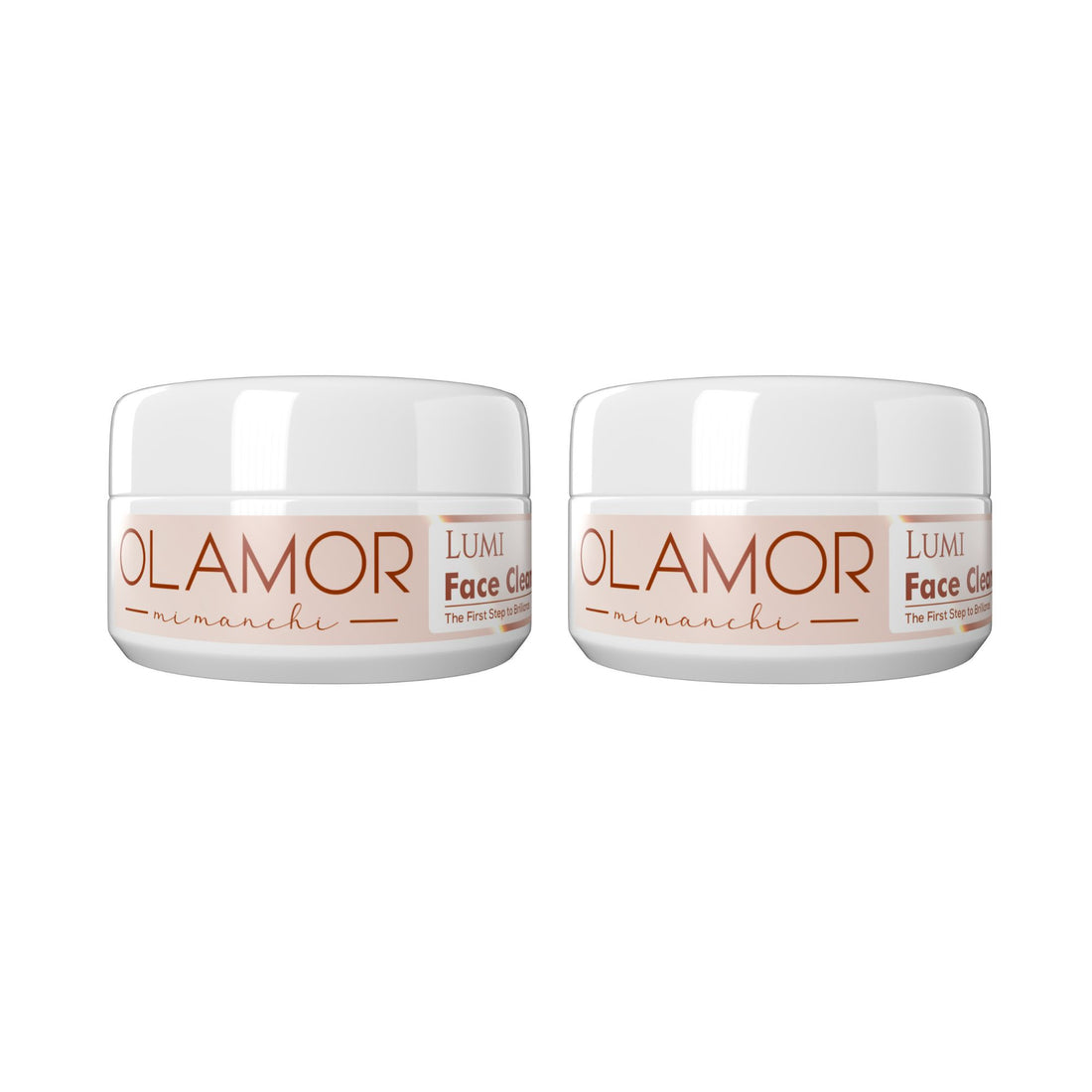 OLAMOR Lumi Face Cleanser | for Skin Cleansing and Smoothing pack of 2 per 100g