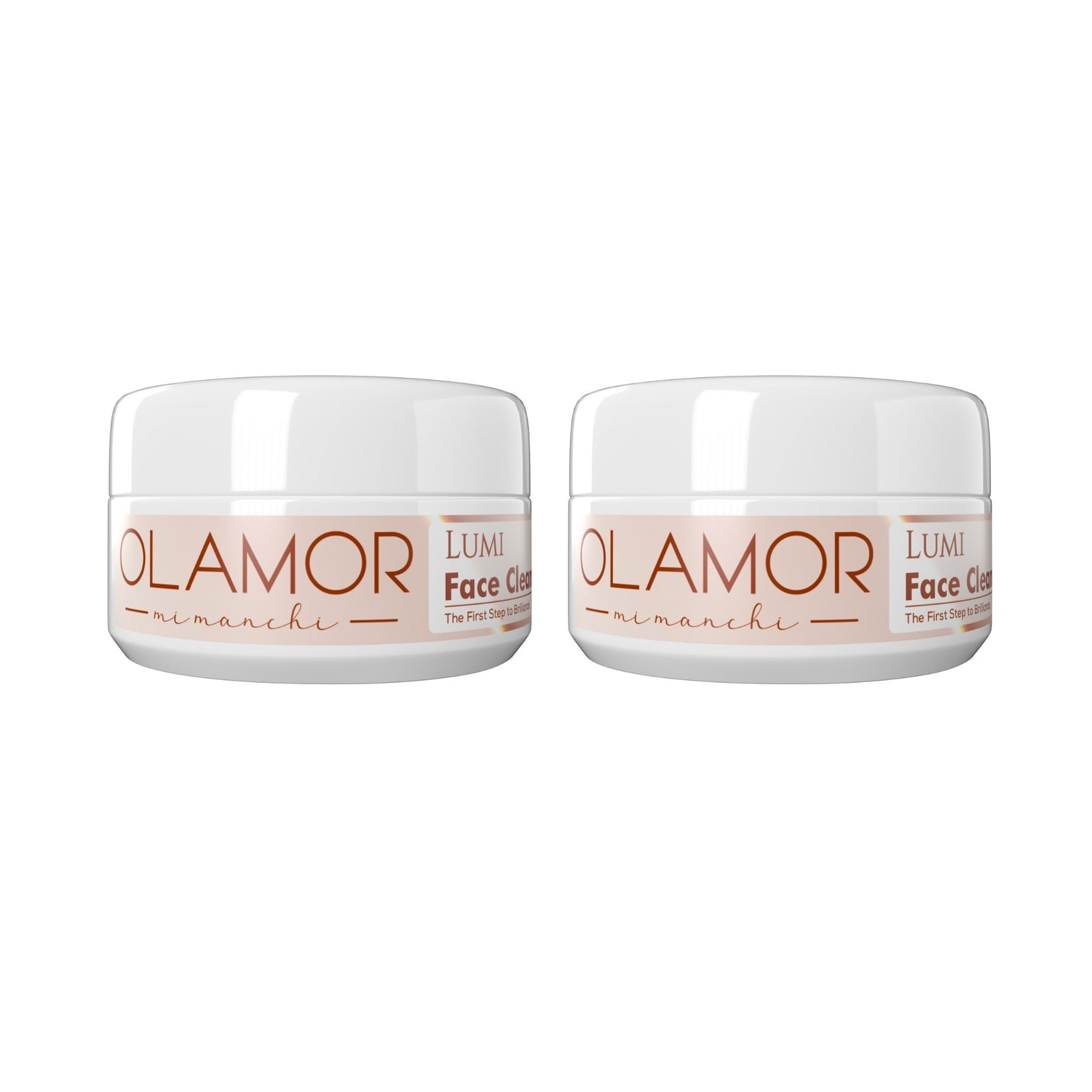 OLAMOR Lumi Face Cleanser | for Skin Cleansing and Smoothing pack of 2 per 50g