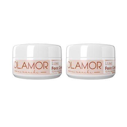 OLAMOR Lumi Face Cleanser | for Skin Cleansing and Smoothing pack of 2 per 50g